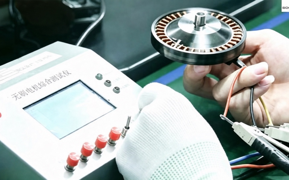Motor electrical performance testing